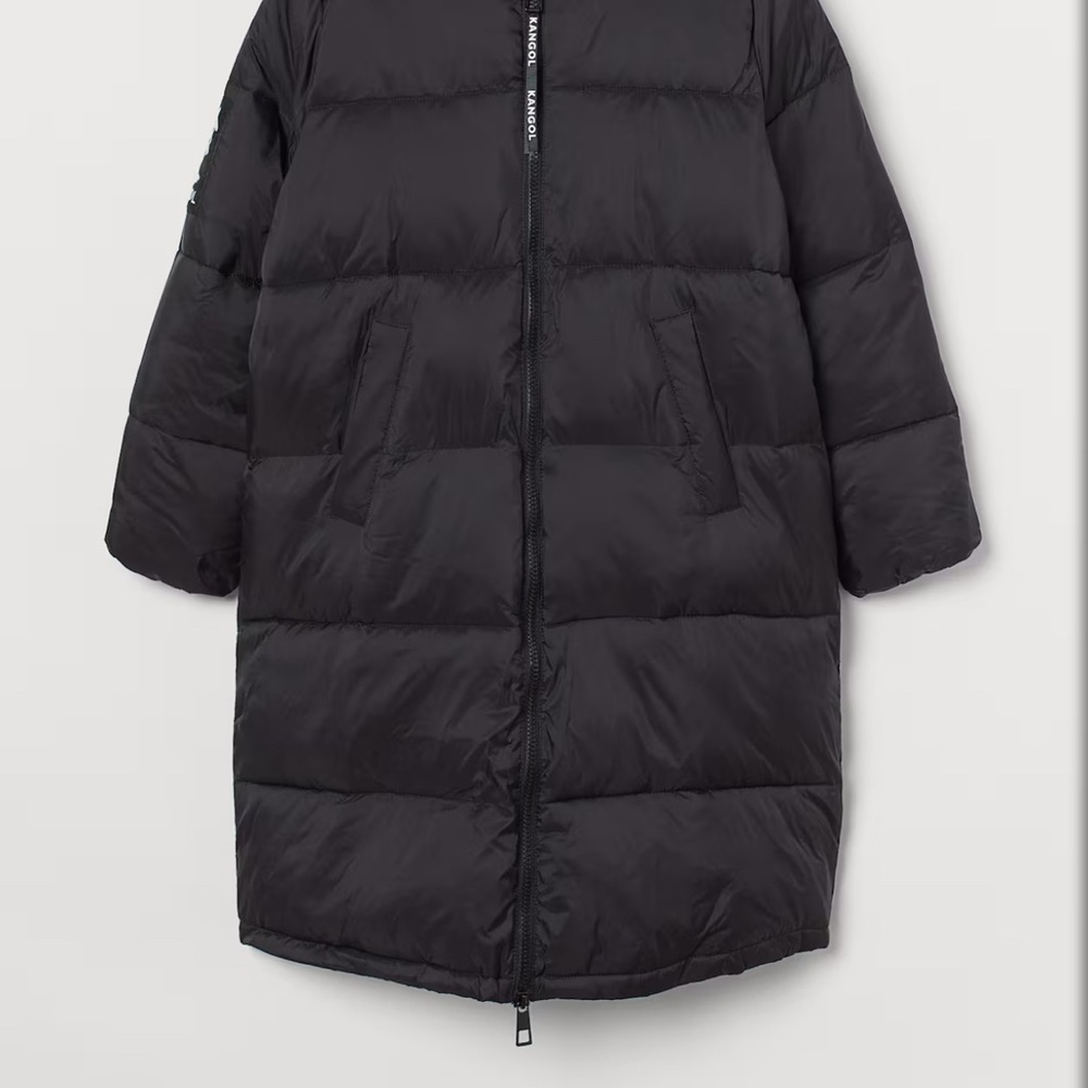 Kangol Black Puffer Jacket